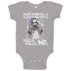 Jared Leto Joker I Am Not Gonna Charcoal romper Baby One Piece Jared Leto Joker I Am Not Gonna Charcoal romper Baby One Piece