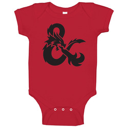 Dungeons And Dragons Ampersand Symbol D&d Rpg romper Baby One Piece Dungeons And Dragons Ampersand Symbol D&d Rpg romper Baby One Piece