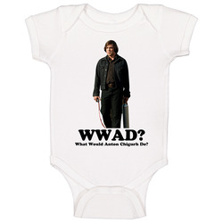 What Would Anton Chigurh Do No Country For Old Men romper Baby One Piece