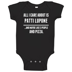 All I Care About Is Patti Lupone Theater Hall Of Fame romper Baby One Piece All I Care About Is Patti Lupone Theater Hall Of Fame romper Baby One Piece
