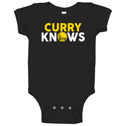 Curry Knows Tee romper Baby One Piece Curry Knows Tee romper Baby One Piece