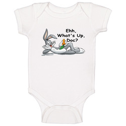 Bugs Bunny What's Up Doc romper Baby One Piece Bugs Bunny What's Up Doc romper Baby One Piece