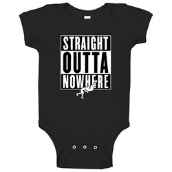 Straight Outta Nowhere Rko Randy Orton Funny romper Baby One Piece Straight Outta Nowhere Rko Randy Orton Funny romper Baby One Piece