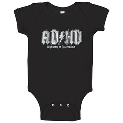 Adhd Highway To Distraction romper Baby One Piece Adhd Highway To Distraction romper Baby One Piece