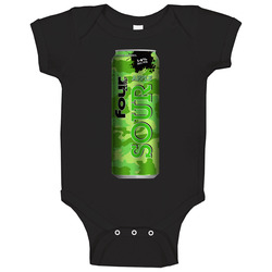 Four Loko Apple Sour Apparel romper Baby One Piece Four Loko Apple Sour Apparel romper Baby One Piece
