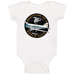 Breitling Dc-3 World Tour romper Baby One Piece Breitling Dc-3 World Tour romper Baby One Piece