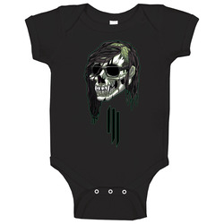 Skrillex Music Electronic Face romper Baby One Piece Skrillex Music Electronic Face romper Baby One Piece