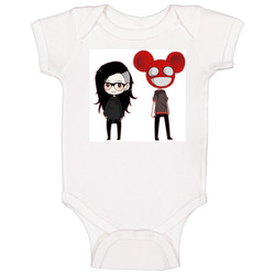 Techno/house Dj Gods Skrillex Music T romper Baby One Piece Techno/house Dj Gods Skrillex Music T romper Baby One Piece