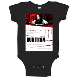 Audition Cool Vintage 90's Movie Fan romper Baby One Piece Audition Cool Vintage 90's Movie Fan romper Baby One Piece