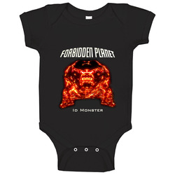 Forbidden Planet Id Monster Science Fiction Film romper Baby One Piece Forbidden Planet Id Monster Science Fiction Film romper Baby One Piece