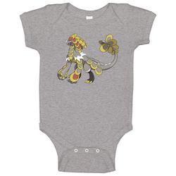 Kommo-o Pokemon Pig In romper Baby One Piece