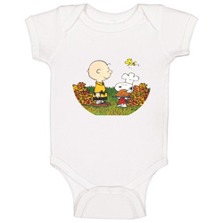 Charlie Brown Thanksgiving romper Baby One Piece Charlie Brown Thanksgiving romper Baby One Piece