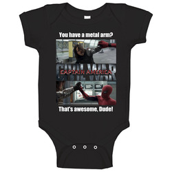 Captain Amercia Civil War Tom Holland Spider Man Superhero Movie Comic romper Baby One Piece Captain Amercia Civil War Tom Holland Spider Man Superhero Movie Comic romper Baby One Piece