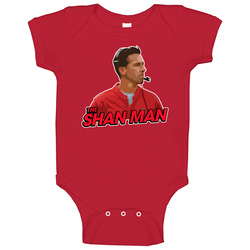 The Shan Man Kyle Shanahan Football romper Baby One Piece The Shan Man Kyle Shanahan Football romper Baby One Piece