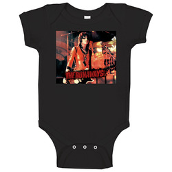 The Runaways Joan Jet Rock romper Baby One Piece The Runaways Joan Jet Rock romper Baby One Piece