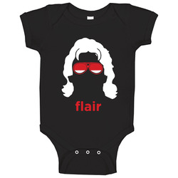 Ric Flair Silhouette White romper Baby One Piece