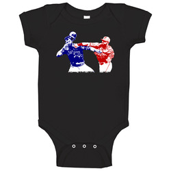 Rougned Odor The Punch Jose Bautista Texas Toronto Baseball romper Baby One Piece Rougned Odor The Punch Jose Bautista Texas Toronto Baseball romper Baby One Piece