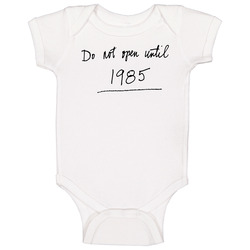 Back To The Future Open 1985 romper Baby One Piece