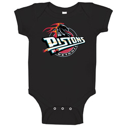 Detroit Pistons Horse Logo romper Baby One Piece
