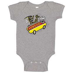 Phil The Thrill Phil Kessel Funny Hotdog Hockey Sport Yellow romper Baby One Piece Phil The Thrill Phil Kessel Funny Hotdog Hockey Sport Yellow romper Baby One Piece