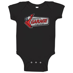Smitty's Garage Burgers And Beer Overland Park Restaurant romper Baby One Piece Smitty's Garage Burgers And Beer Overland Park Restaurant romper Baby One Piece