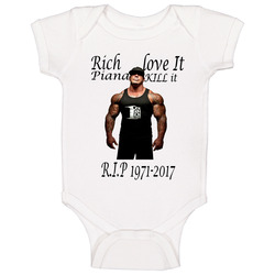 Rich Piana Famous Bodybuilder Rip Rich Piana Workout Gym romper Baby One Piece