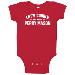 Perry Mason Tv Show Fan Cool Funny Unique Gift romper Baby One Piece