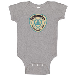 P. Ballantine And Sons Brewing Company Logo Defunct Brewery Company Beer Fan Gift Idea Worn Look romper Baby One Piece P. Ballantine And Sons Brewing Company Logo Defunct Brewery Company Beer Fan Gift Idea Worn Look romper Baby One Piece