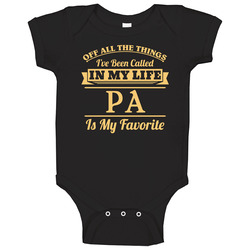 Being Called Pa Asturian Dad Is My Favorite Father's Day Gift romper Baby One Piece