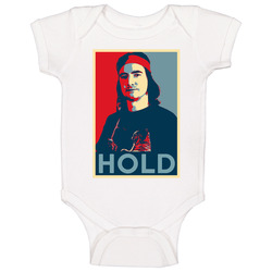 Keith Gill Hold Hope Poster Parody Reddit Fan romper Baby One Piece