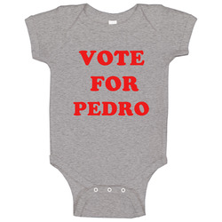Vote For Pedro Napolean Dynamite Retro Tee romper Baby One Piece