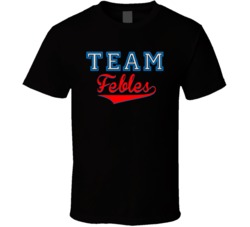Team Febles Custom Graphic Sports Last Name Family Reunion T Shirt