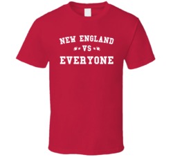 New England Vs Everyone Football T Shirt New England Vs Everyone Football T Shirt