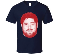 David Andrews Big Head New England Football Player Fan T Shirt David Andrews Big Head New England Football Player Fan T Shirt