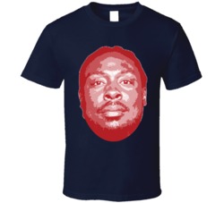 Rick Jean Francois Big Head New England Football Player Fan T Shirt Rick Jean Francois Big Head New England Football Player Fan T Shirt