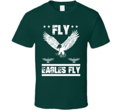 Fly Eagles Fly Philadelphia Football T Shirt Fly Eagles Fly Philadelphia Football T Shirt