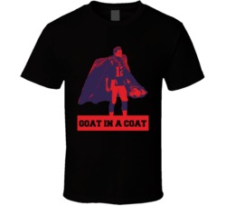 Tom Brady Goat In A Coat New England Football T Shirt Tom Brady Goat In A Coat New England Football T Shirt