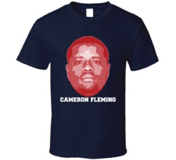 Cameron Fleming Face Big Head New England Football Player Fan T Shirt Cameron Fleming Face Big Head New England Football Player Fan T Shirt