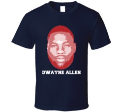 Dwayne Allen Face Big Head New England Football Player Fan T Shirt Dwayne Allen Face Big Head New England Football Player Fan T Shirt