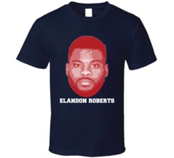Elandon Roberts Face Big Head New England Football Player Fan T Shirt Elandon Roberts Face Big Head New England Football Player Fan T Shirt