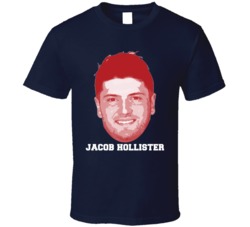 Jacob Hollister Face Big Head New England Football Player Fan T Shirt Jacob Hollister Face Big Head New England Football Player Fan T Shirt