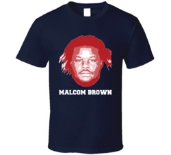 Malcom Brown Face Big Head New England Football Player Fan T Shirt Malcom Brown Face Big Head New England Football Player Fan T Shirt