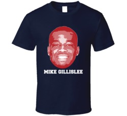 Mike Gillislee Face Big Head New England Football Player Fan T Shirt Mike Gillislee Face Big Head New England Football Player Fan T Shirt