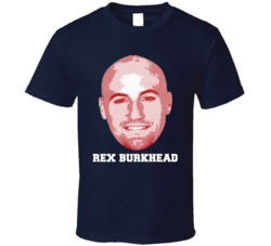 Rex Burkhead Face Big Head New England Football Player Fan T Shirt Rex Burkhead Face Big Head New England Football Player Fan T Shirt
