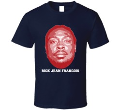 Rick Jean Francois Face Big Head New England Football Player Fan T Shi Rick Jean Francois Face Big Head New England Football Player Fan T Shi
