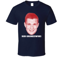 Rob Gronkowski Face Big Head New England Football Player Fan T Shirt Rob Gronkowski Face Big Head New England Football Player Fan T Shirt