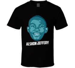 Alshon Jeffery Face Big Head Philadelphia Football Player Fan T Shirt Alshon Jeffery Face Big Head Philadelphia Football Player Fan T Shirt