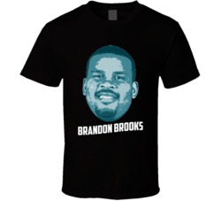 Brandon Brooks Face Big Head Philadelphia Football Player Fan T Shirt Brandon Brooks Face Big Head Philadelphia Football Player Fan T Shirt