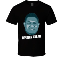 Destiny Vaeao Face Big Head Philadelphia Football Player Fan T Shirt Destiny Vaeao Face Big Head Philadelphia Football Player Fan T Shirt