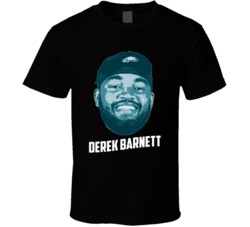 Derek Barnett Face Big Head Philadelphia Football Player Fan T Shirt Derek Barnett Face Big Head Philadelphia Football Player Fan T Shirt